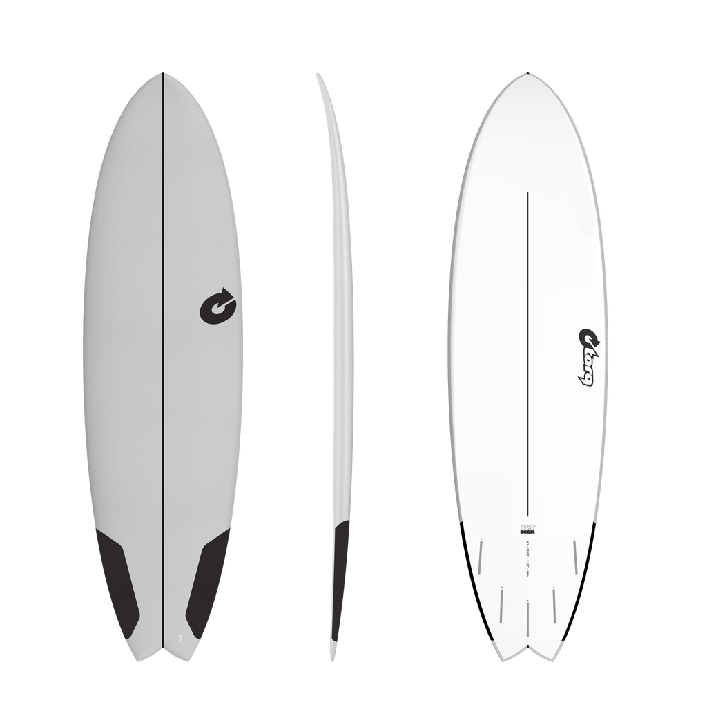 torq Soft Deck EVA 6'10 - Fish - Gray