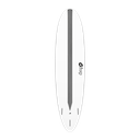 torq TET 7´6 - Funboard - White + Carbon Strip 