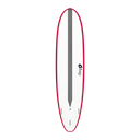 torq TET 8´2 - Funboard V+ - White + Carbon Strip + Red Rails