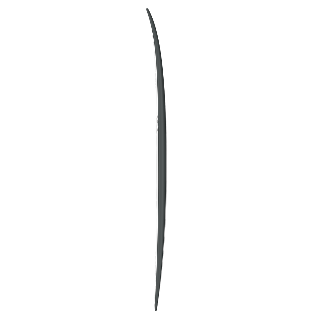 torq TET 6´3 - Fish - White + Carbon Strip + Graphite Rails