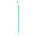 torq TET 6´8 - Funboard - White + Carbon Strip + Miami Blue Rails