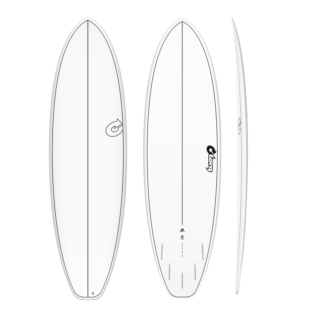 torq TEC-HD 6´10 - Bigboy 23 - White + Pinline