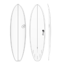 torq TEC-HD 6´10 - Bigboy 23 - White + Pinline