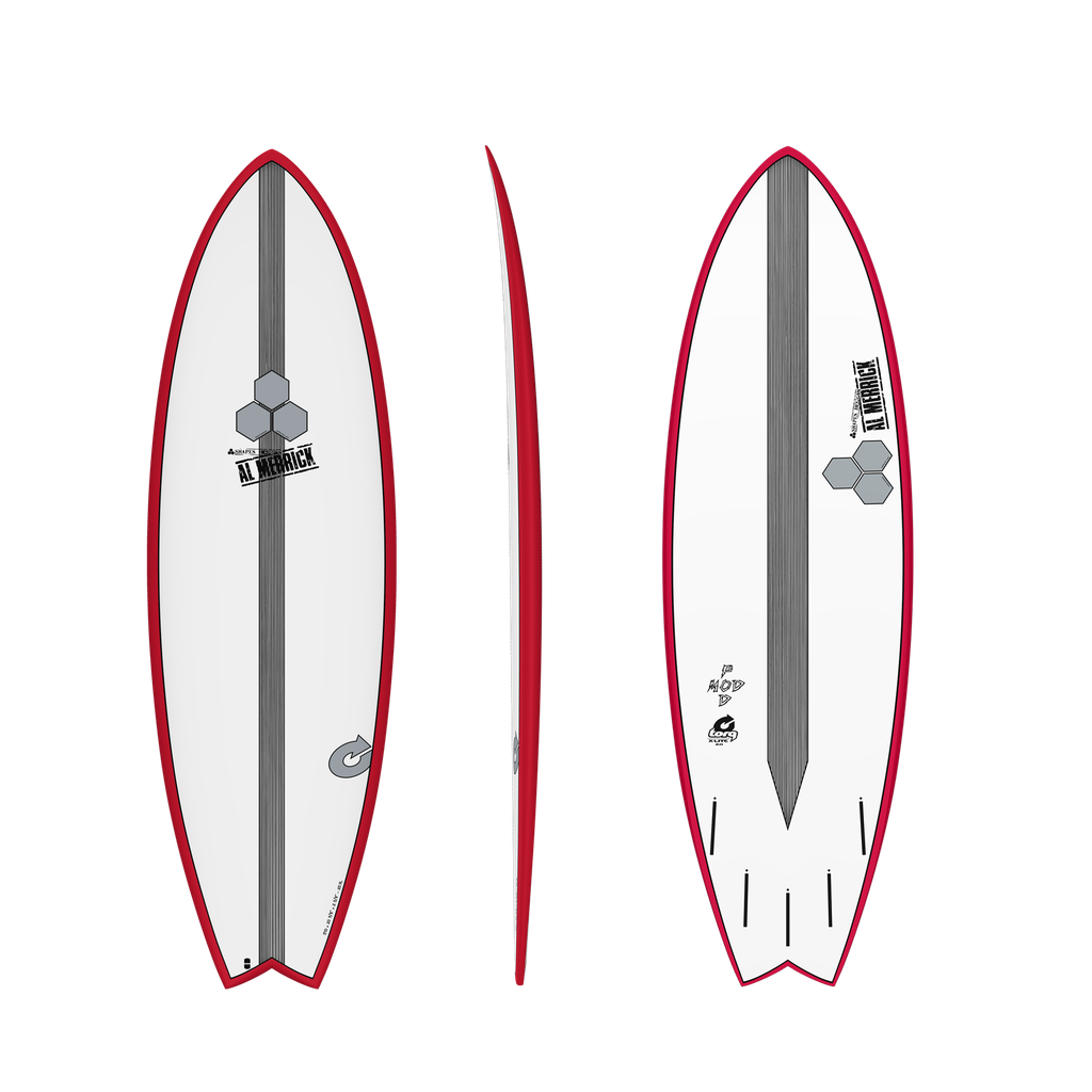 torq X-lite 6´6 - PodMod - Red Rails + Pinline
