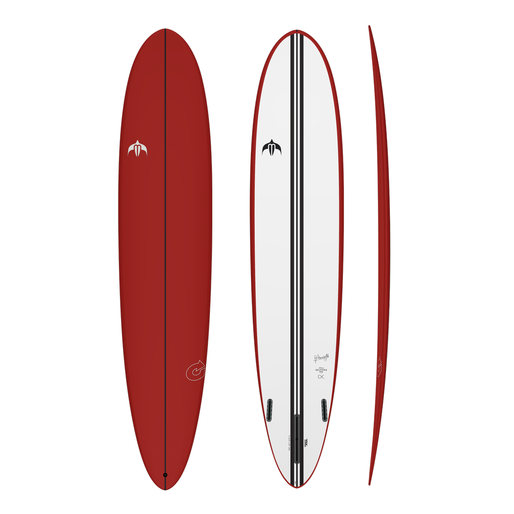 torq TEC 9'1 - Delpero Pro - Red Tint + White