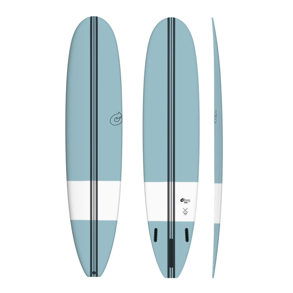 torq TEC 9'6 - The Don XL - Ice Blue Tint + White + Polish
