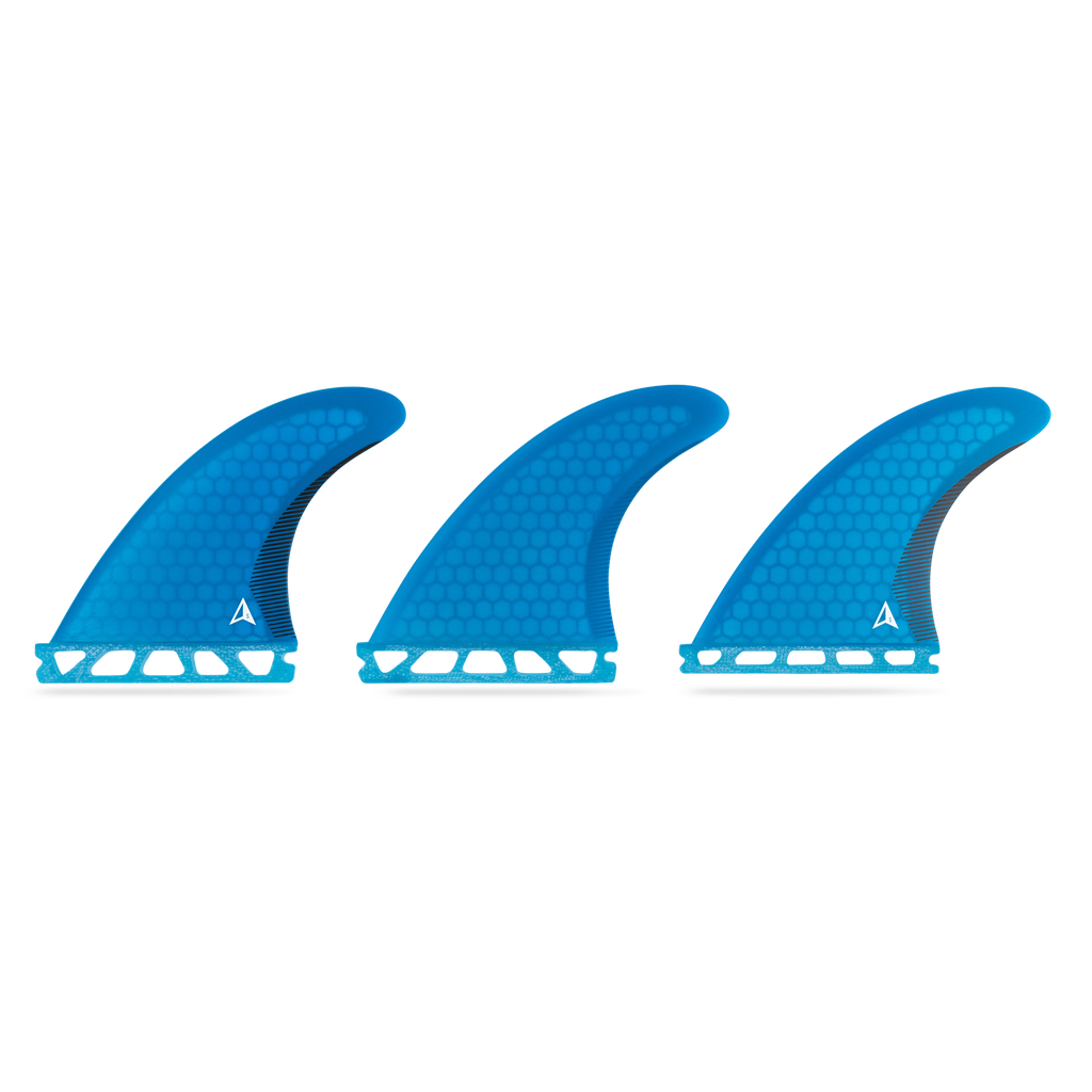 ROAM - Performanced Thruster Fin Set  Single Tab - Blue - Size S