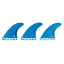 ROAM - Performanced Thruster Fin Set  Single Tab - Blue - Size S