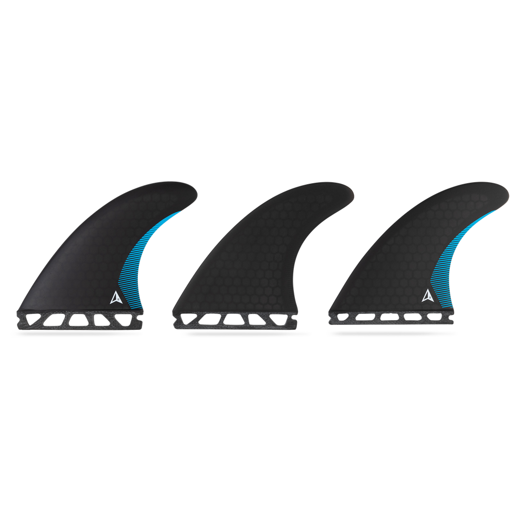 ROAM - Performanced Thruster Fin Set  Single Tab - Black - Size M