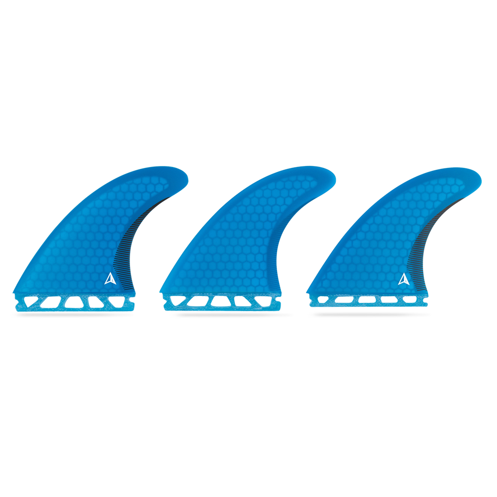 ROAM - Performanced Thruster Fin Set  Single Tab - Blue - Size L