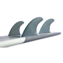 ROAM - All Round Thruster Fin Set  Single Tab - Smoke - Size S