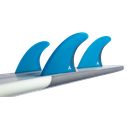 ROAM - Performanced Thruster Fin Set  Single Tab - Blue - Size L