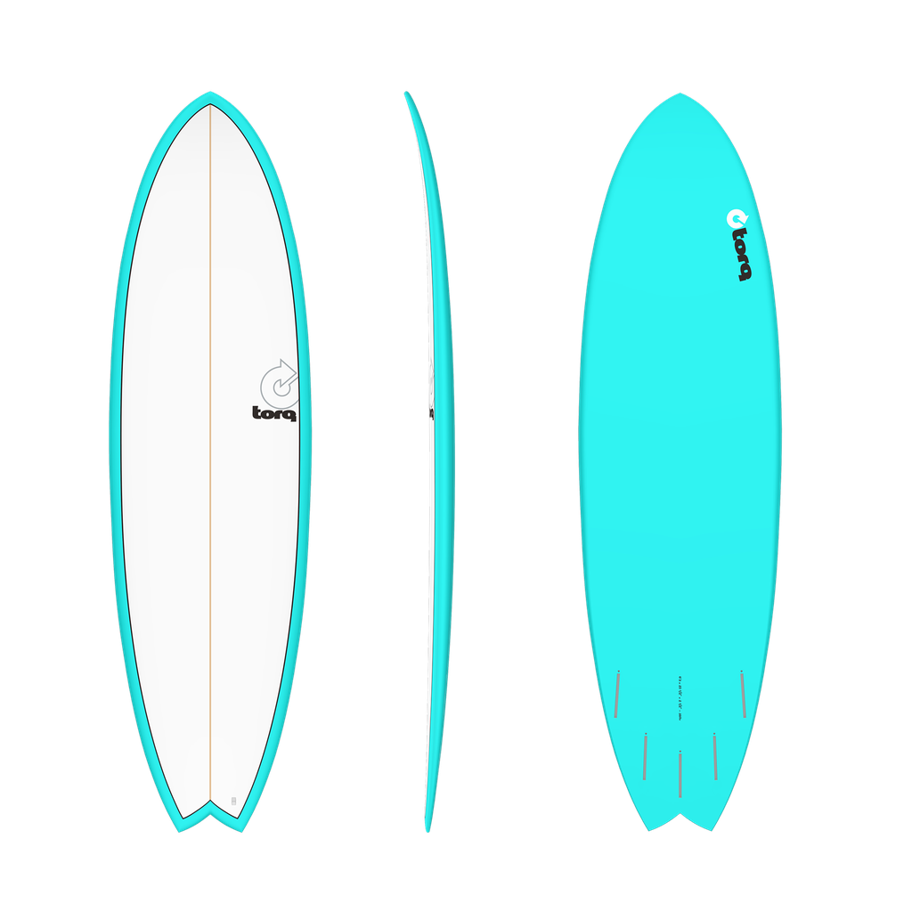 torq TET 6´3 - Fish - Miami Blue + Pinline 