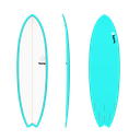 torq TET 6´3 - Fish - Miami Blue + Pinline 