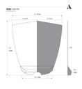 ROAM - 2 Piece Traction Pad - Black