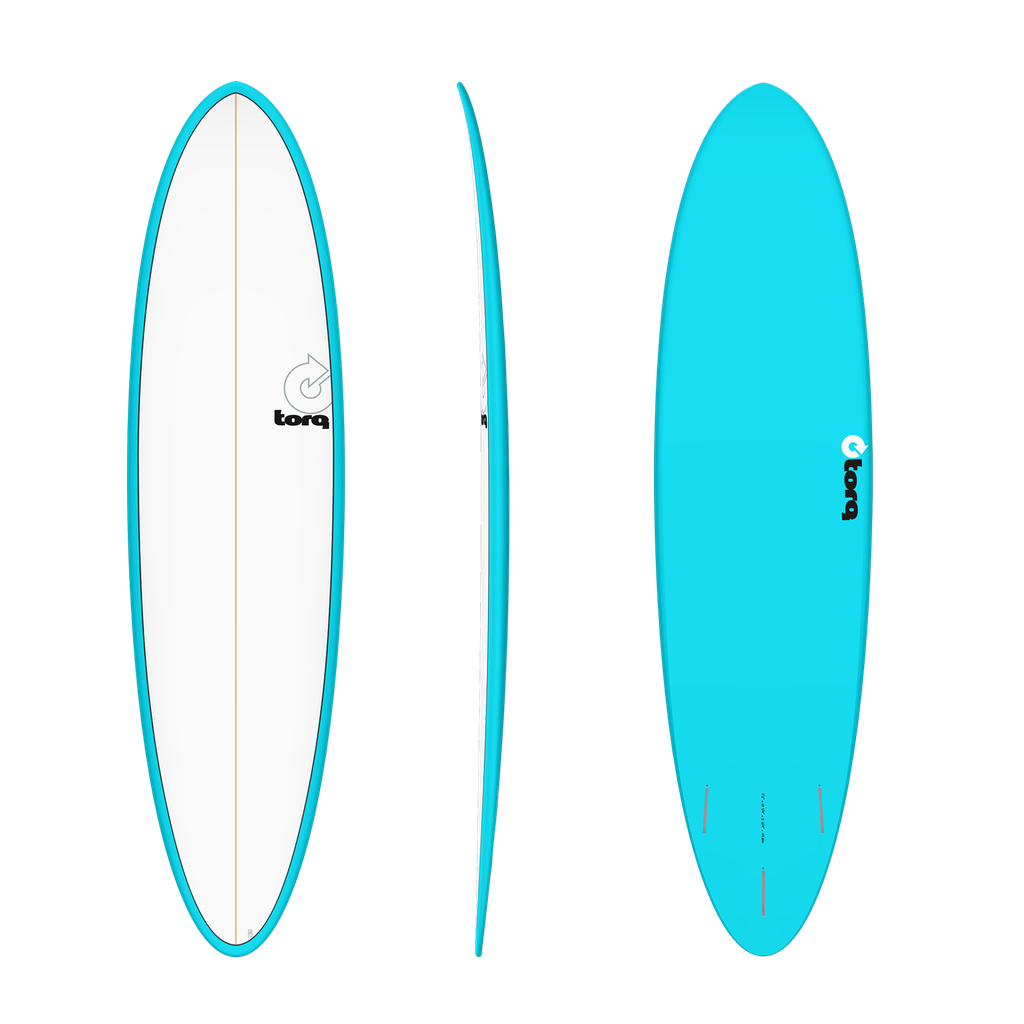 torq TET 7´2 - Funboard - Blue + Pinline 