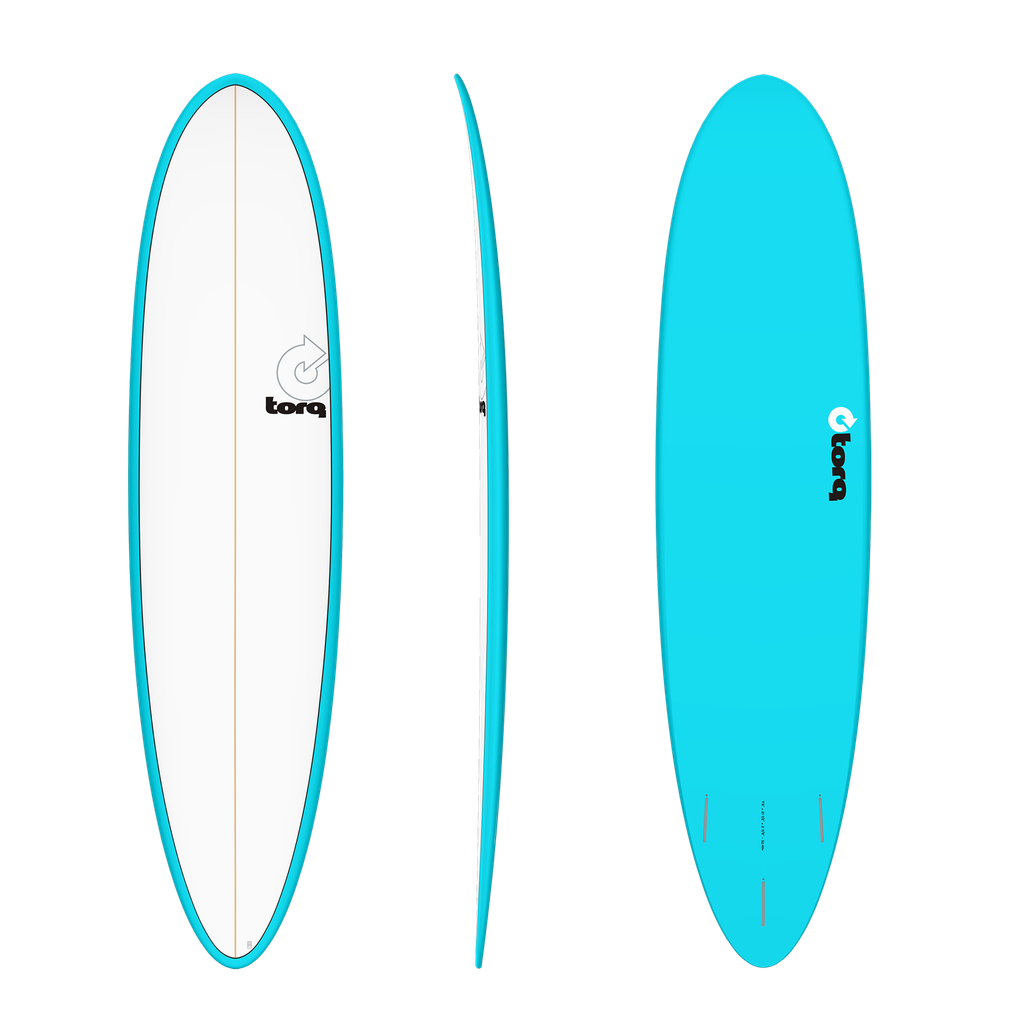 torq TET 7´6 - Funboard - Blue + Pinline 