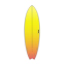 torq TET 5´11 - Fish - yellow - orange fade 