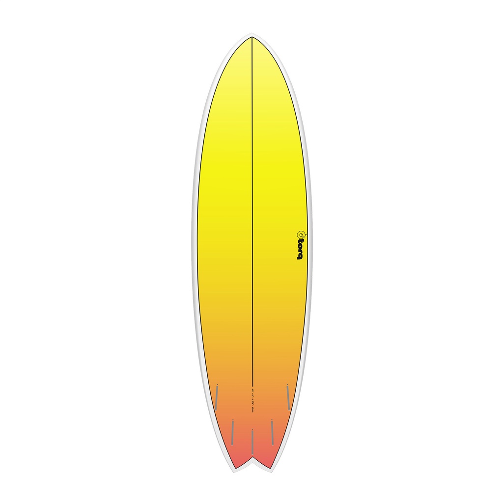 torq TET 6´6 - Fish - yellow - orange fade 