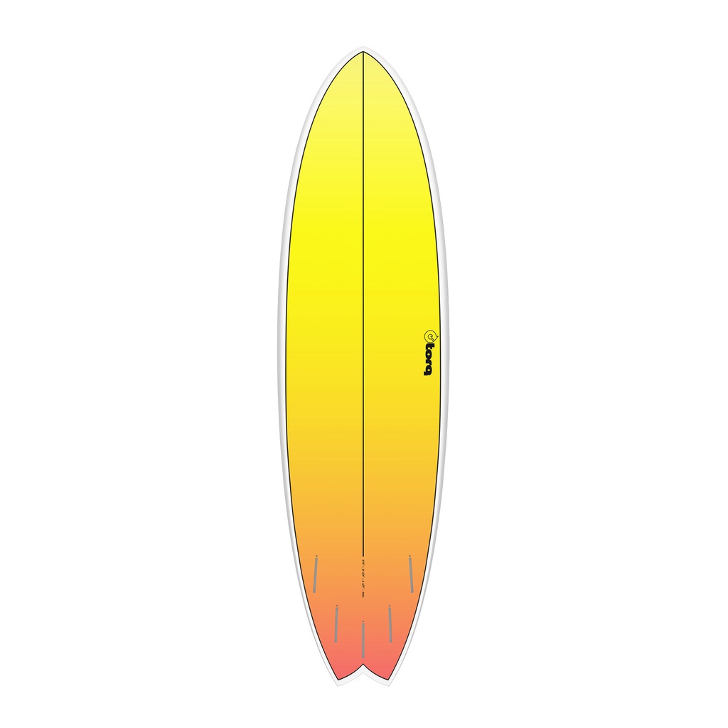 torq TET 6´10 - Fish - yellow - orange fade 
