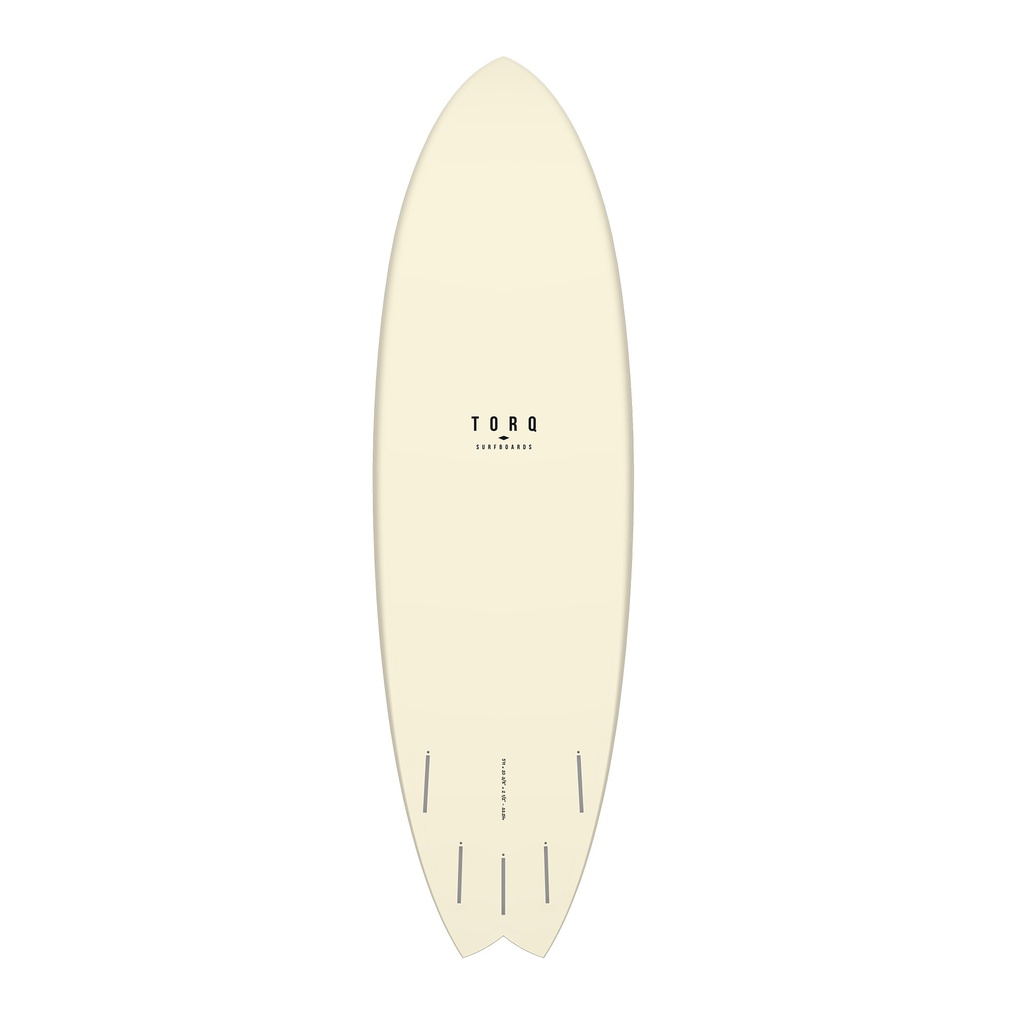 torq TET 5´11 - Fish - cream + pattern