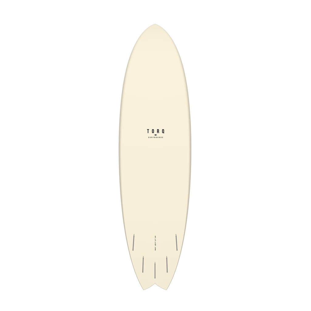 torq TET 6´3 - Fish - cream + pattern