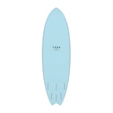 torq TET 5´11 - Fish - blue + pattern