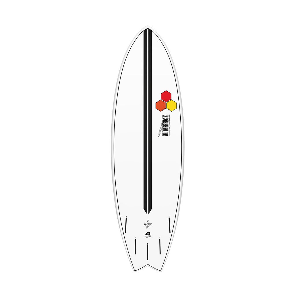 torq X-lite 6'2 - PodMod -  white + pinline