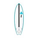 torq X-lite 6'2 - PodMod -  blue rail + pinline