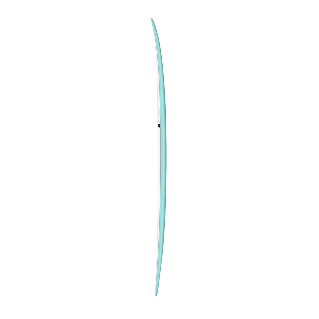torq TET 8´6 - Longboard - light teal blue + pinline