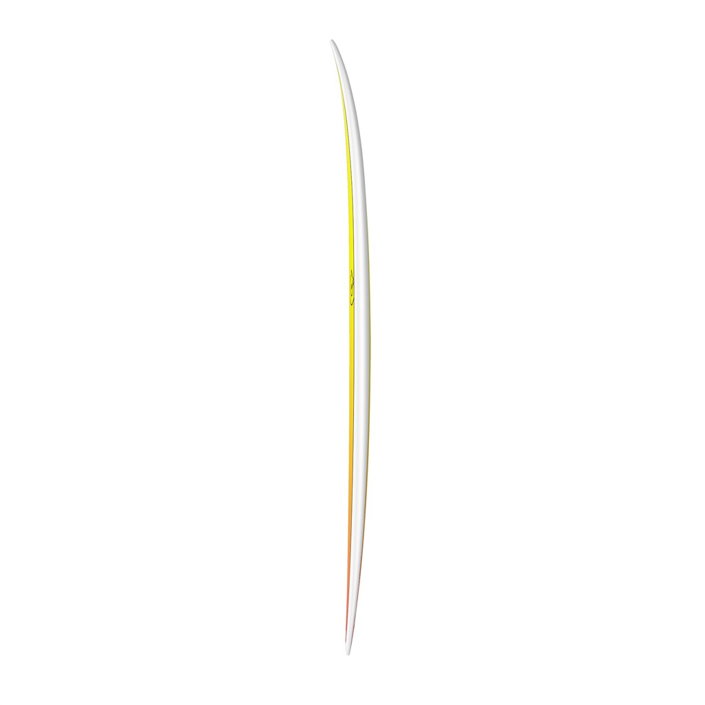 torq TET 5´11 - Fish - yellow - orange fade 