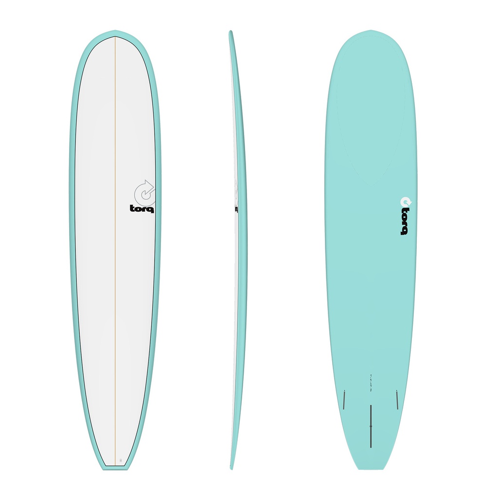 torq TET 9´1 - Longboard - light teal blue + pinline