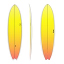 torq TET 7´2 - Fish - yellow - orange fade 