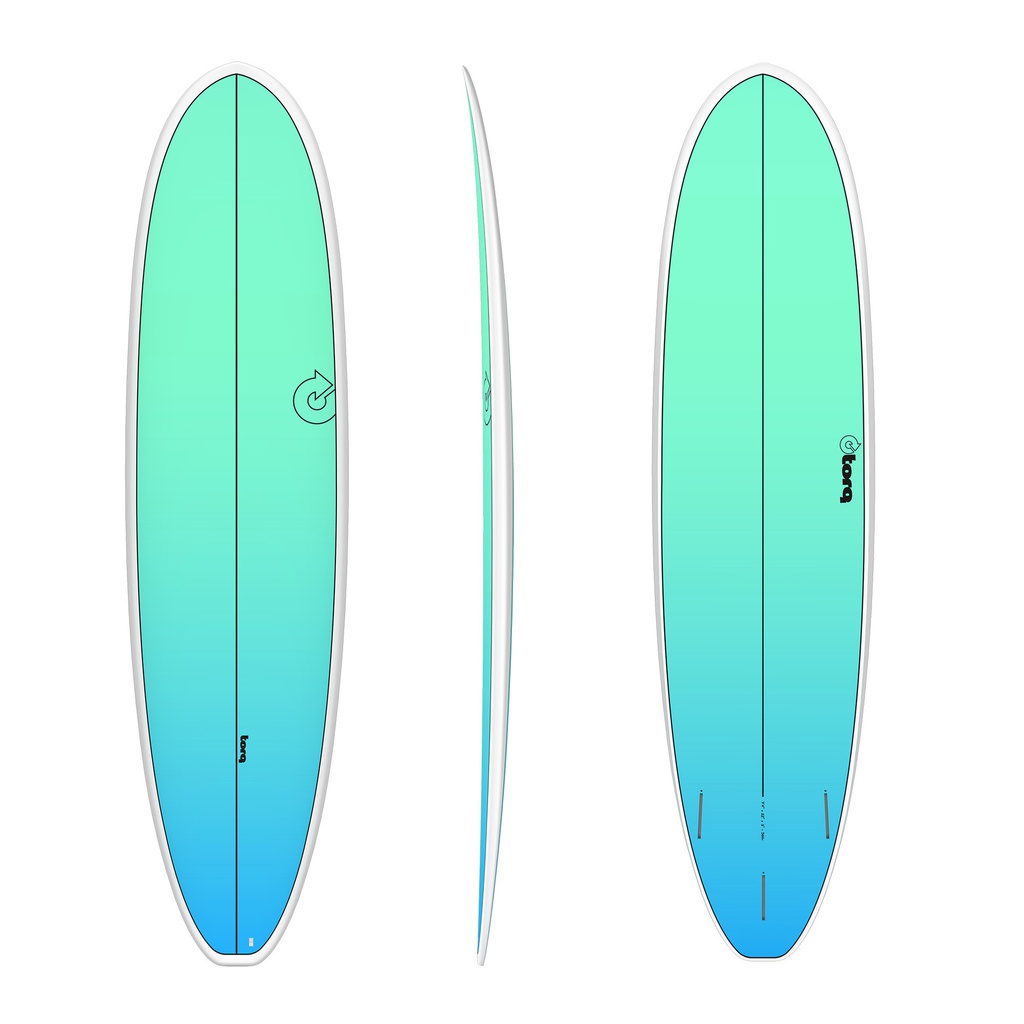 torq TET 7´4 - Funboard V+ - seagreen fade