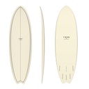 torq TET 5´11 - Fish - cream + pattern