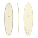 torq TET 6´10 - Fish - cream + pattern