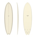 torq TET 7´2 - Fish - cream + pattern
