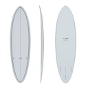 torq TET 6´8 - Funboard - grey + pattern