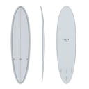 torq TET 7´2 - Funboard - grey + pattern