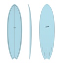 torq TET 6´3 - Fish - blue + pattern