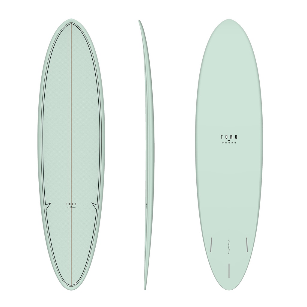 torq TET 7´2 - Funboard - palm + pattern