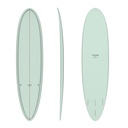 torq TET 7´6 - Funboard - palm + pattern