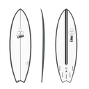 torq X-lite 5'10 - PodMod -  graphite rail + pinline