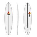 torq X-lite 7'0 - M23 -  white + pinline
