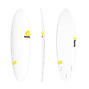 torq TET 6´8 - Funboard - Rental - White 