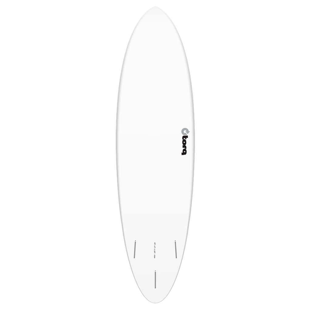 torq TET 6´8 - Funboard - White + Pinline 