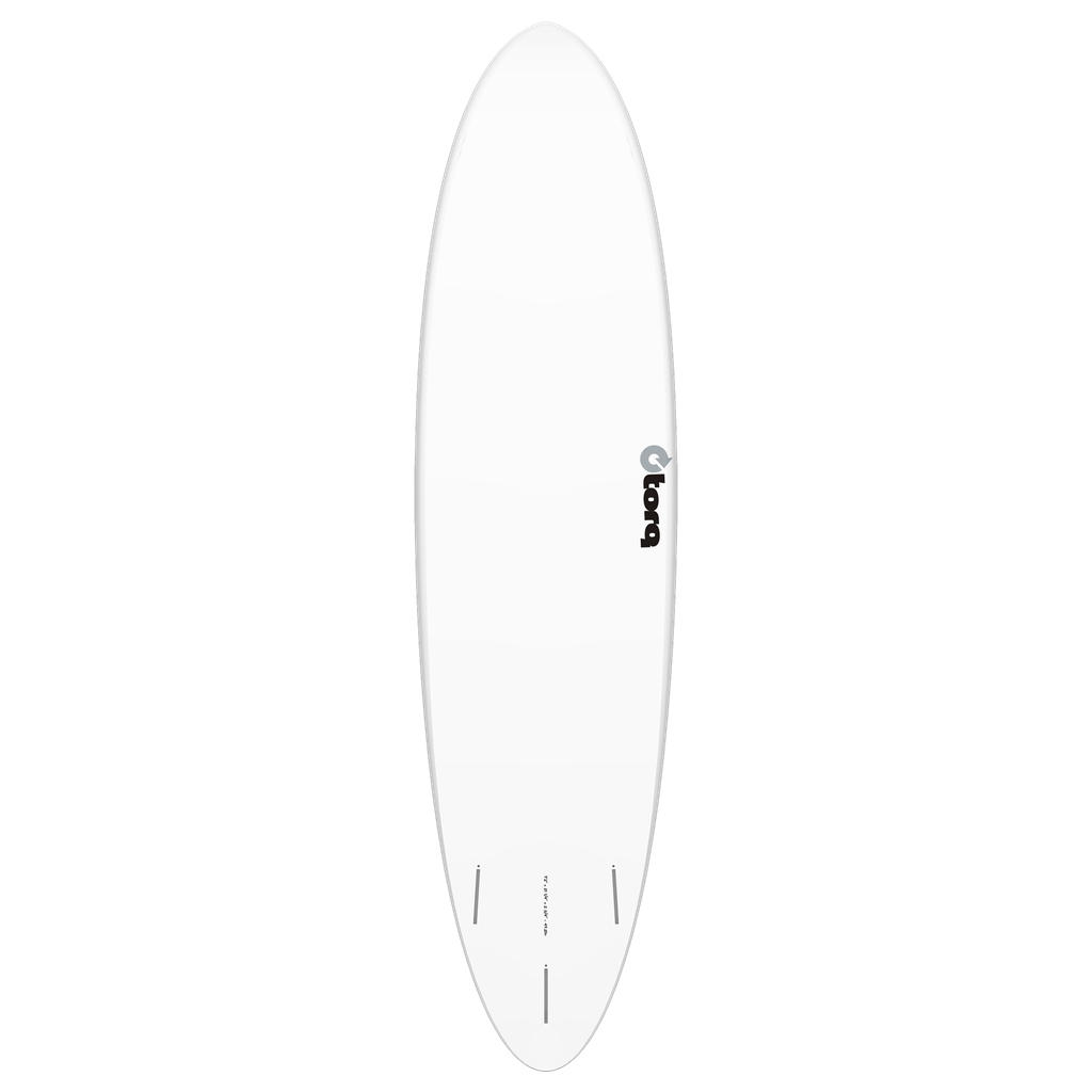 torq TET 7´2 - Funboard - White + Pinline 