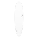 torq TET 7´6 - Funboard - White + Pinline 