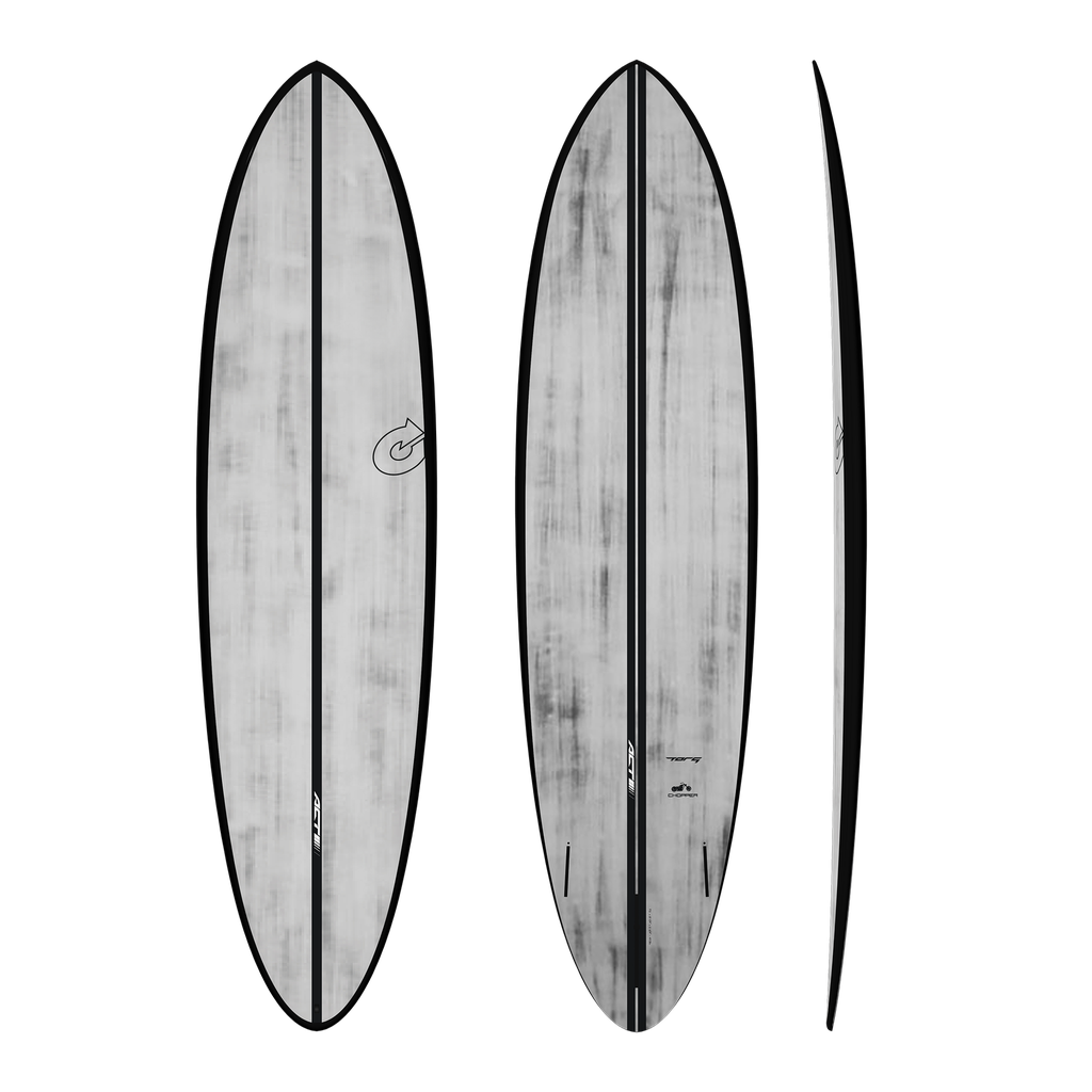 torq ACT 7´2 - Chopper - Brushed Gray + Black Rails