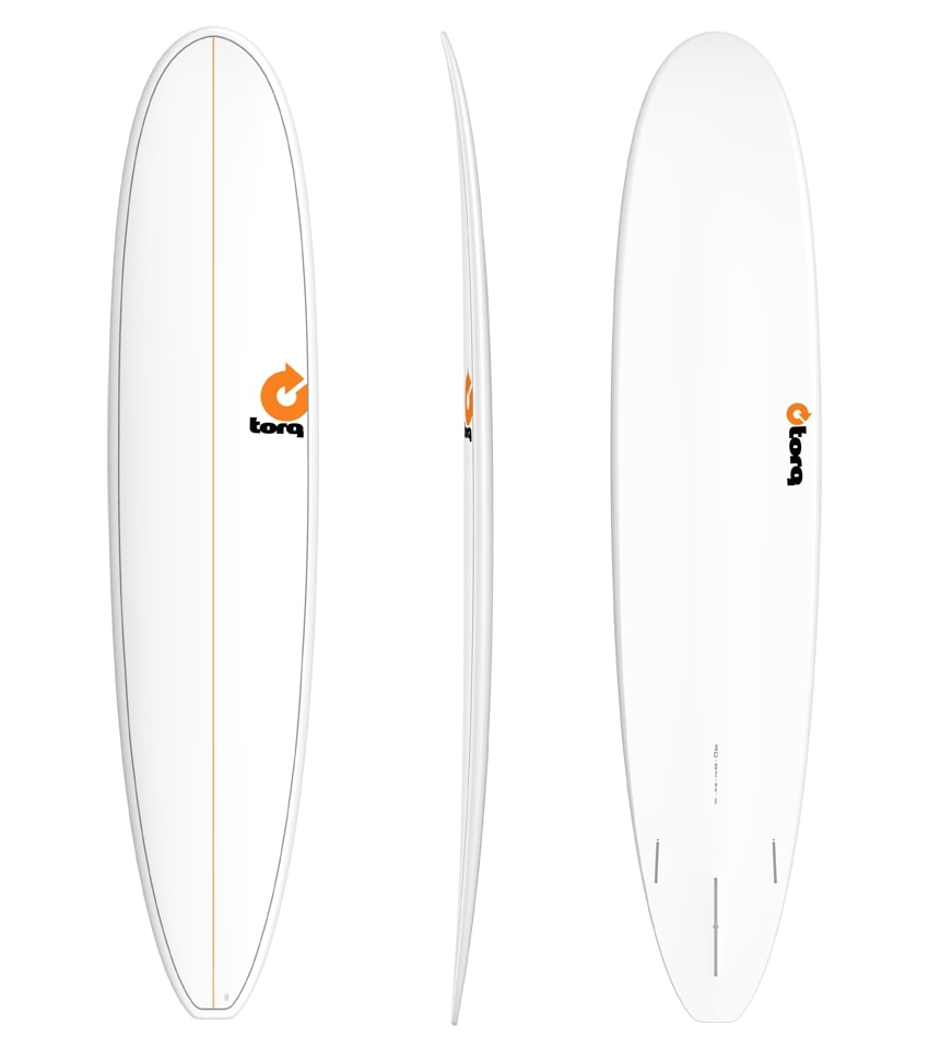 Torq - Longboard 9'0 - TET - White Pinline